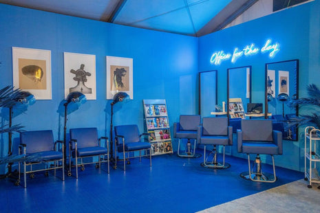 Neon Sign in Hair Salon