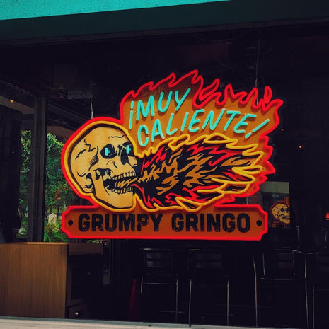 Neon Sign With Printing