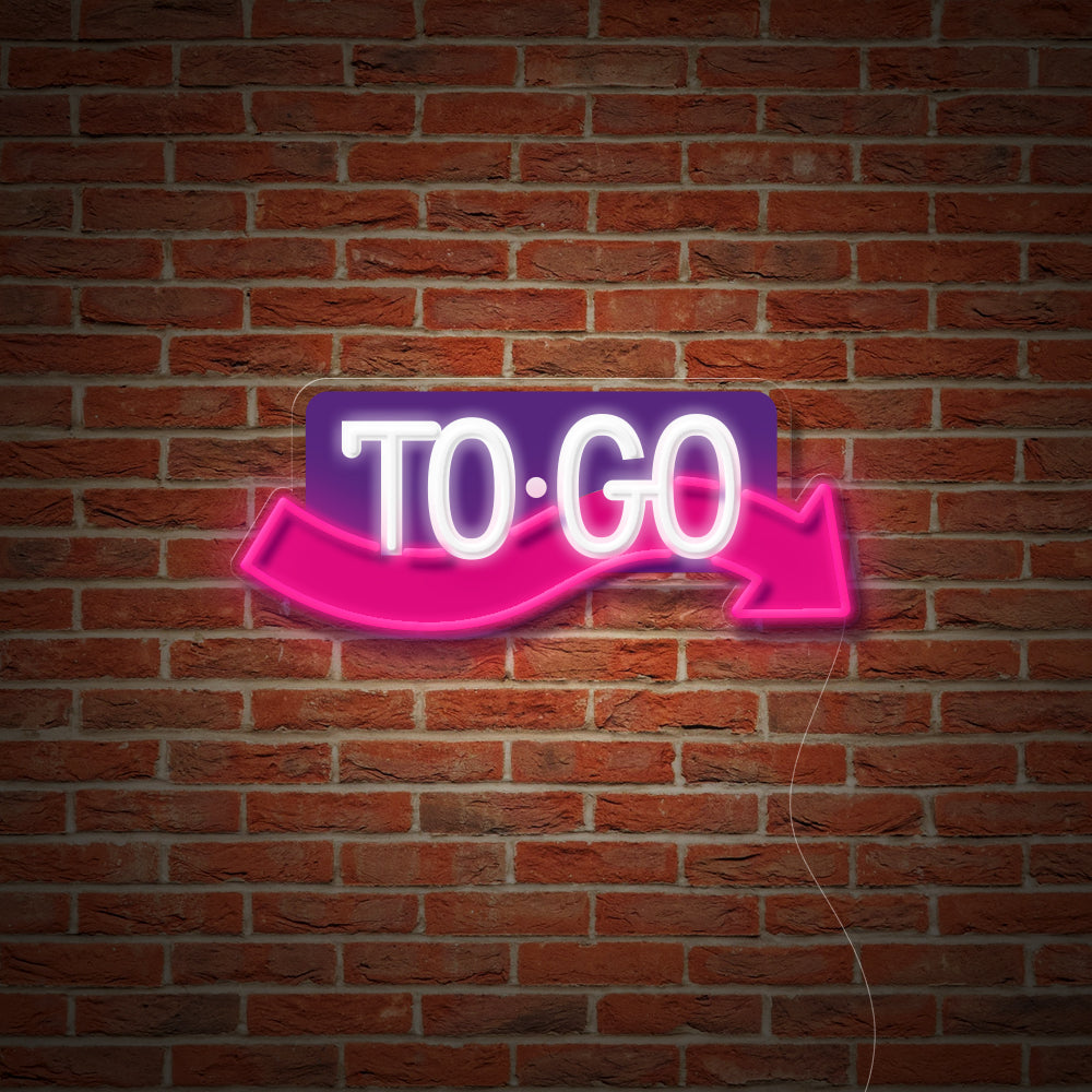 To Go Horizontal, Right facing arrow