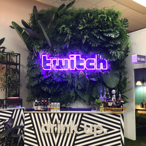 Twitch Logo Neon Sign