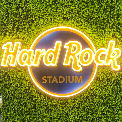 Hard Rock Stadium Sign