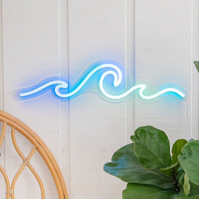 Ocean Wave Neon Sign