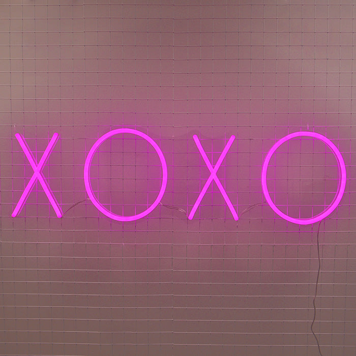 Pink XOXO Neon Sign