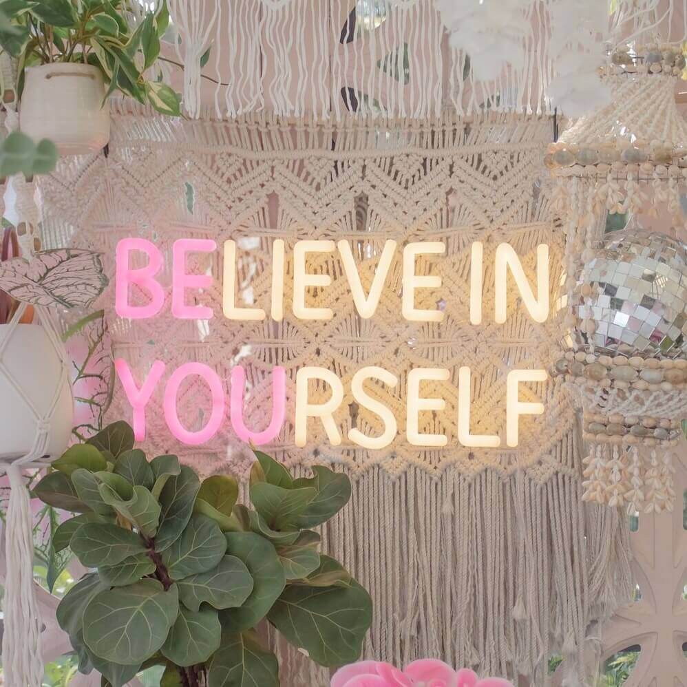 BELIEVE IN YOURSELF LED Neon Sign - Brite Lite Neon Signs
