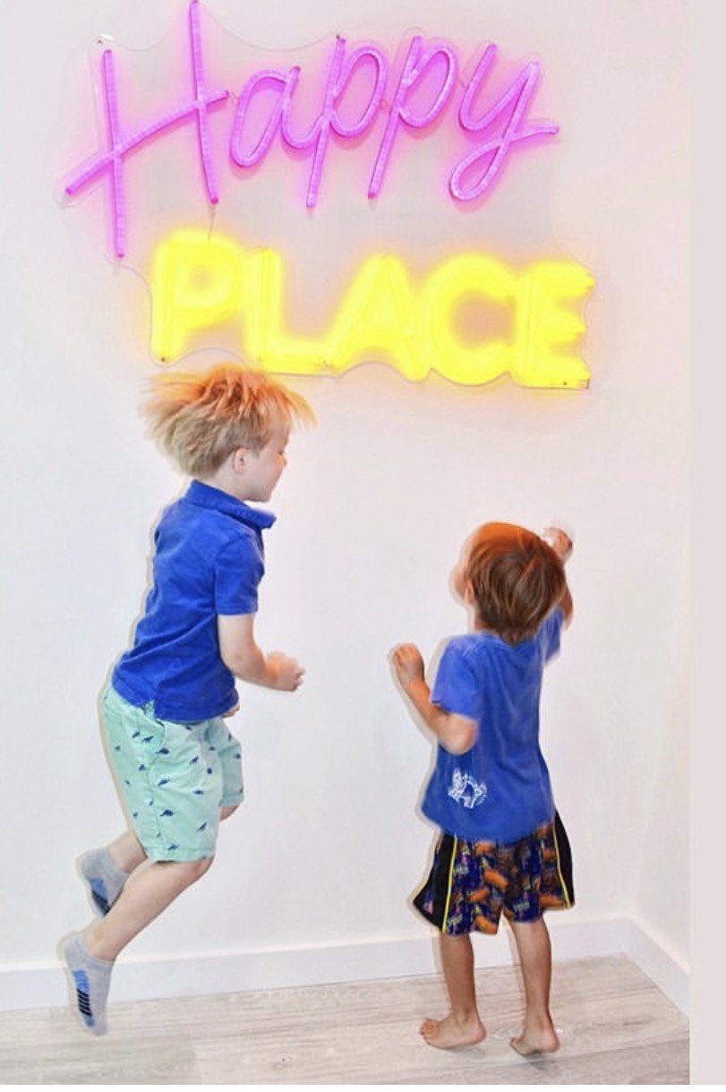 Happy Place Neon Sign