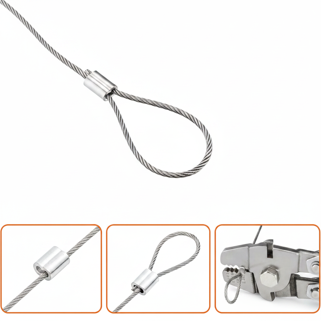 Wire Hanging Kit - White Background 2
