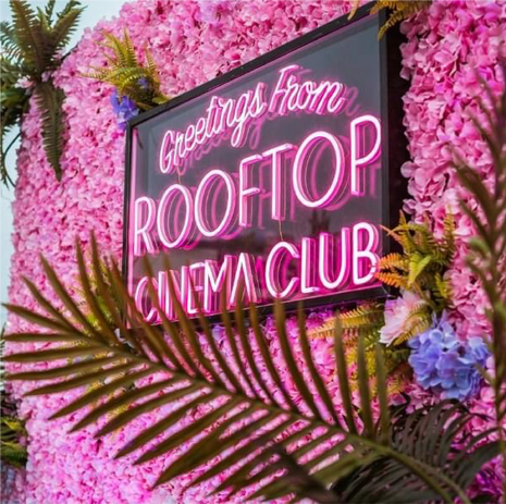 Rooftop Neon Sign