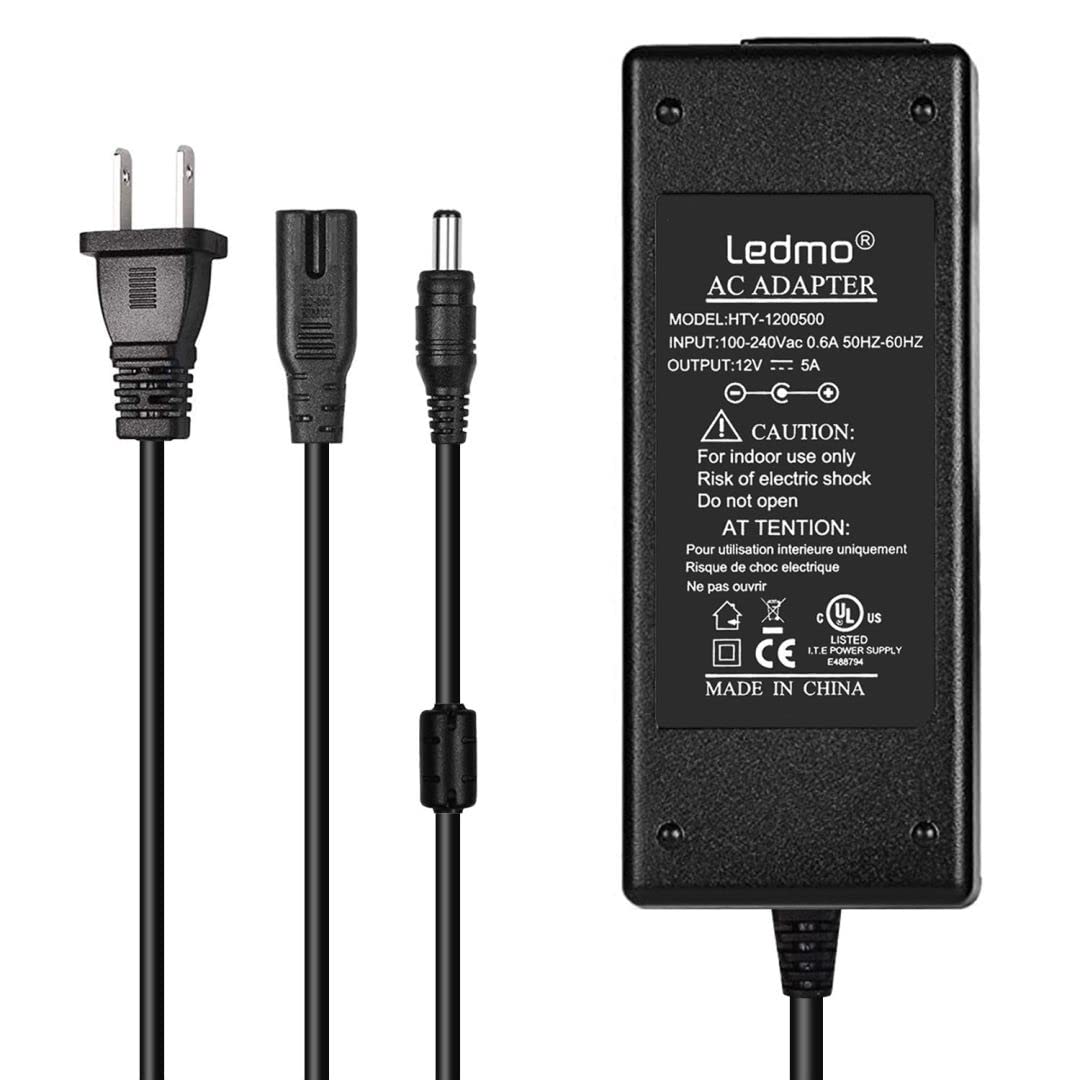 Replacement 5A 60W 12V Power Adapter