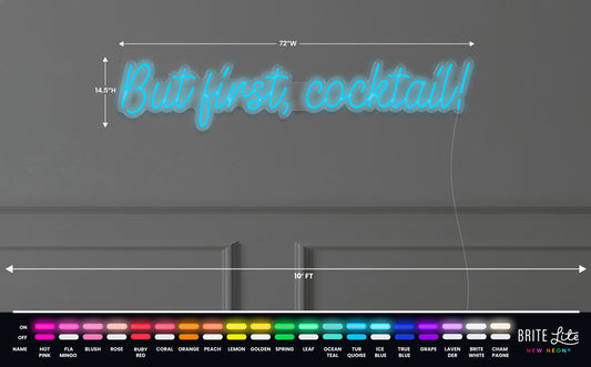 But first, cocktail!