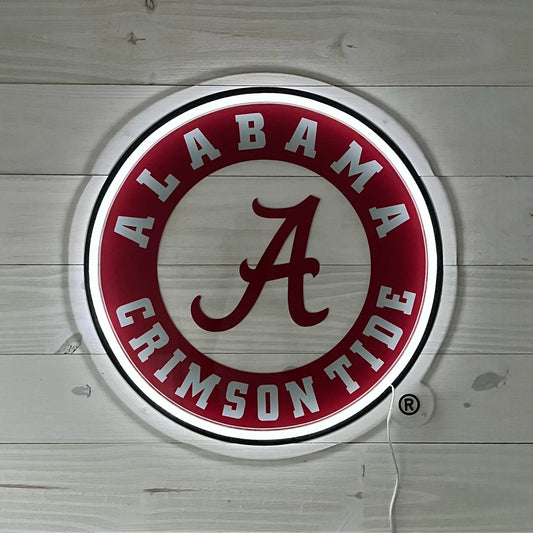 Alabama Crimson Tide Neon Sign – Wall Mount