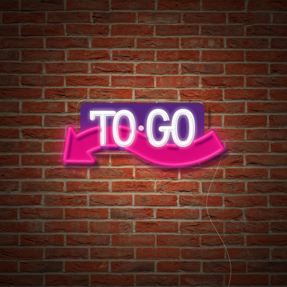 To Go Horizontal, Left facing arrow