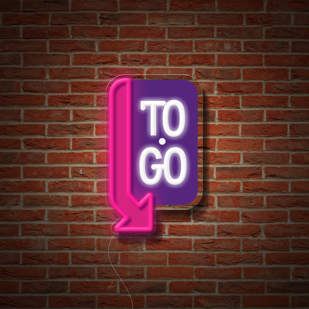 To Go Vertical, Right facing arrow