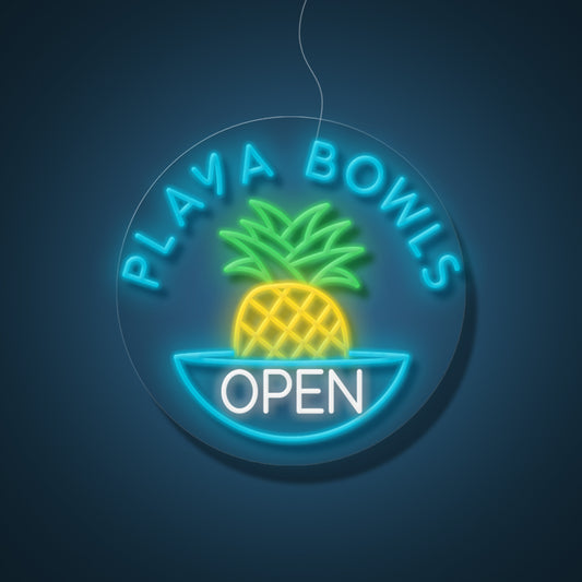 Playa Bowls Pineapple Bowl -Open Circle Window