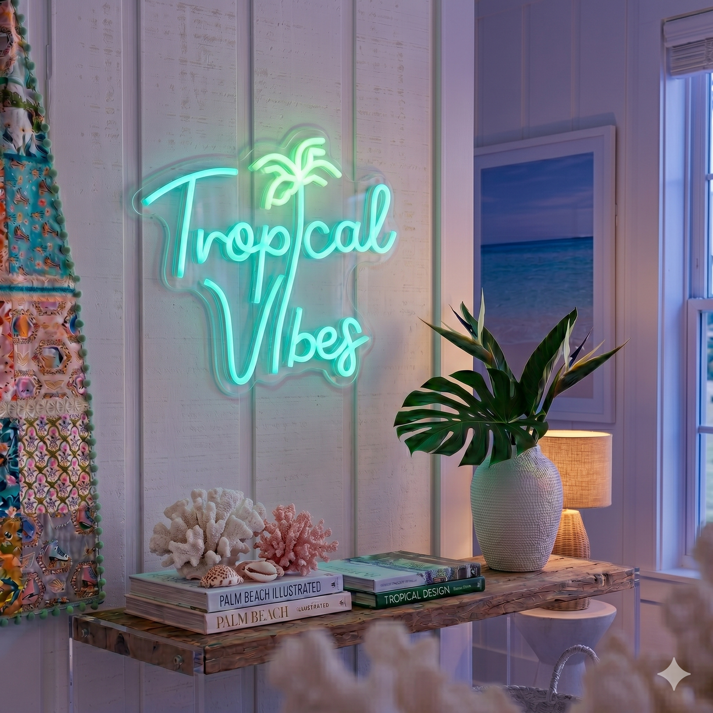 Tropical Vibes LED Neon Sign