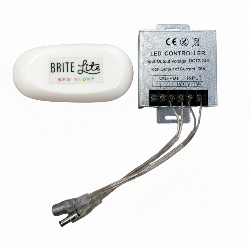 Gray Dimmer and Remote - cleaned up