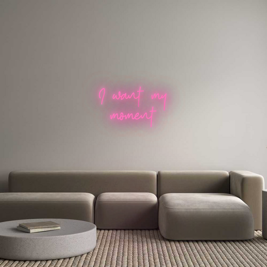 Brite Lite New Neon Sign: I want my
mo...