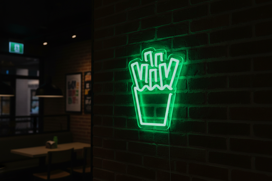 Shake Shack Fries Neon Sign